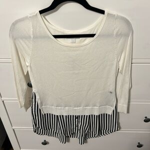 Layered sweater / top